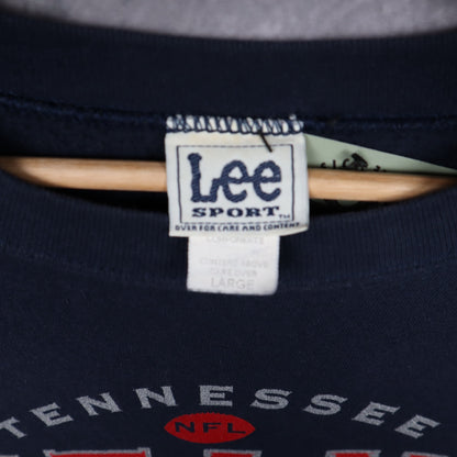 2001 Navy Blue Tennessee Titans Football Crewneck Sweatshirt 6445