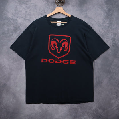 90s Black Dodge Ram Logo Shirt 7247