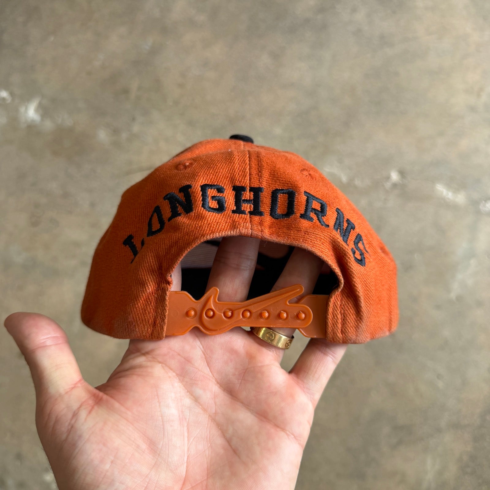 90s Orange Nike Texas Longhorns Hat 5784