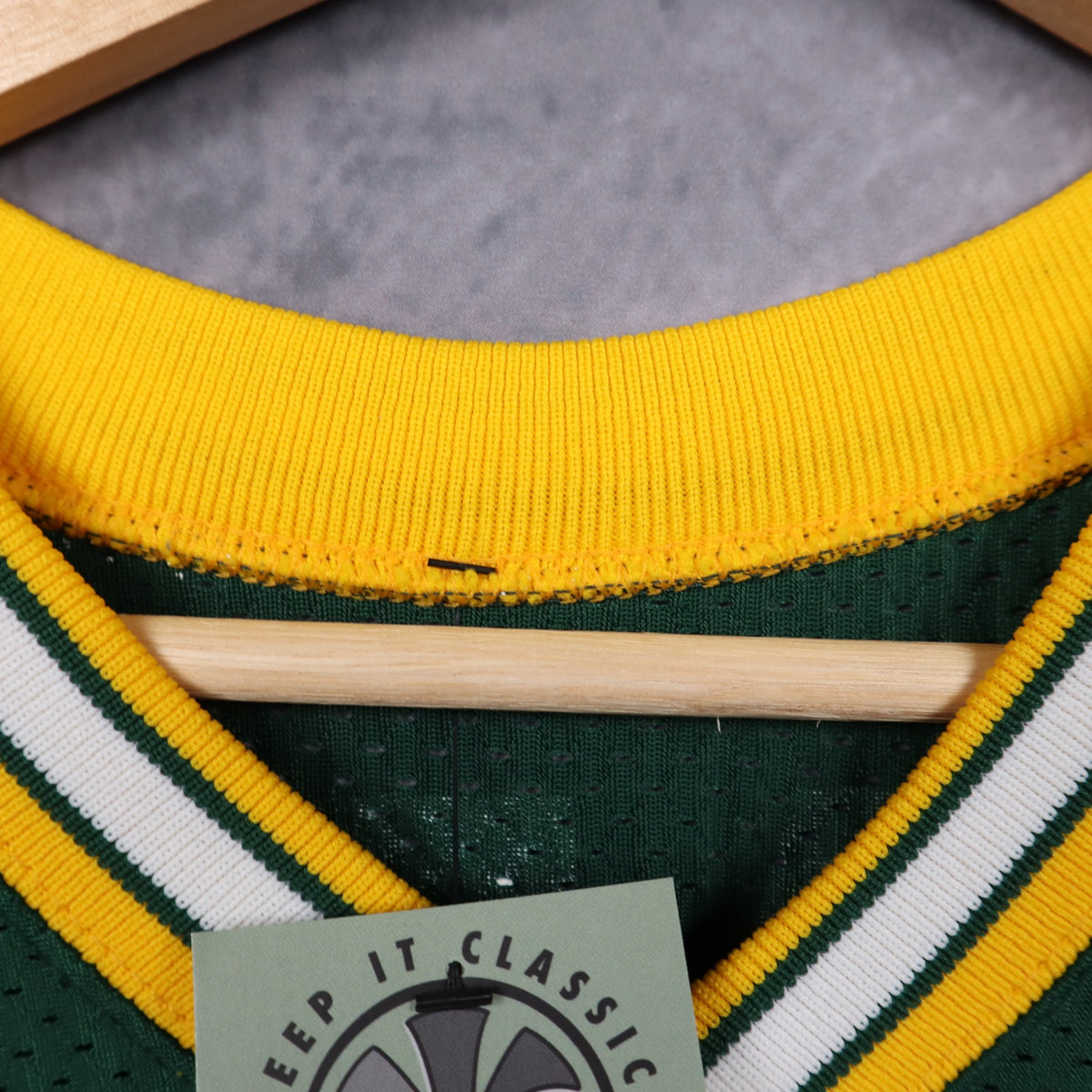 90s Green Green Bay Packers Sharpe #84 Champion Jersey 6671