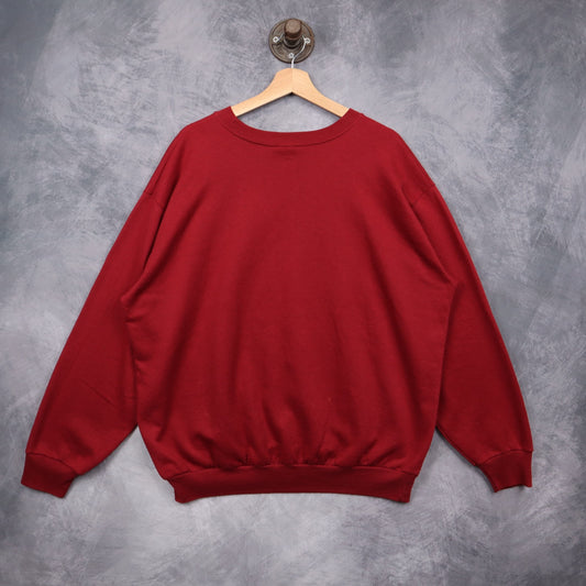 90s Red Washington Redskins Crewneck Sweatshirt 6421