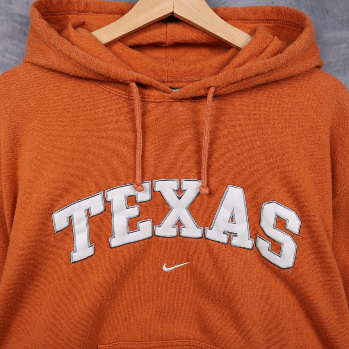 00s Orange Nike Texas Hoodie 5657