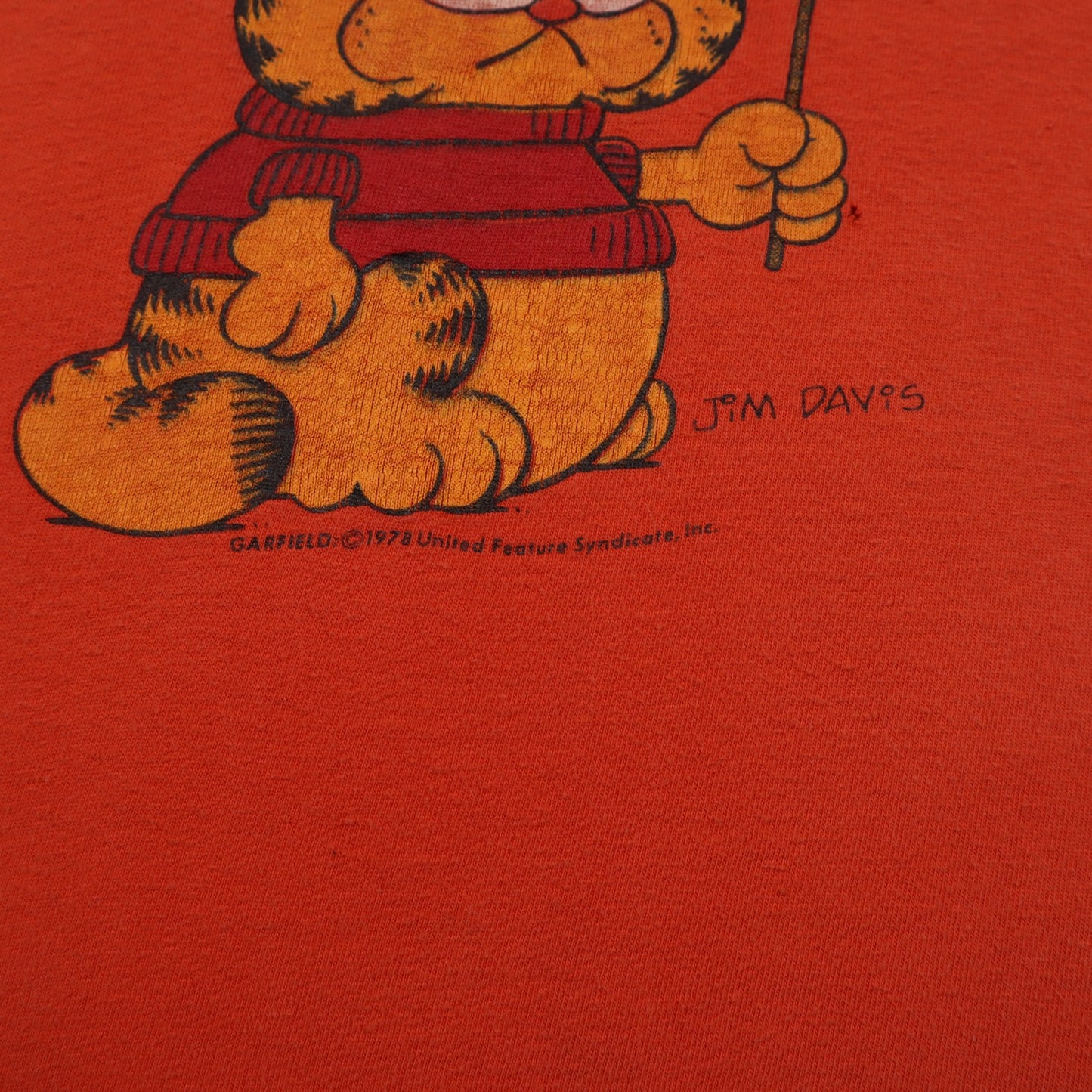 70s Orange Garfield University Of Texas Shirt 5868