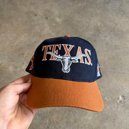 90s Navy Blue Texas Longhorns Sports Specialties Snapback Hat 5773