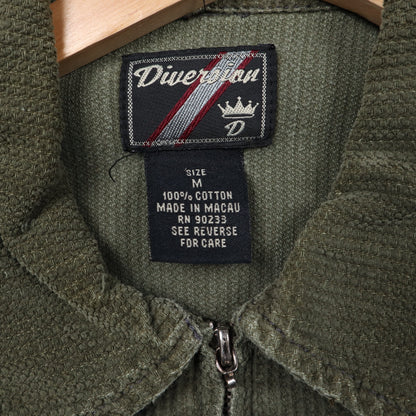 90s Olive Green Diversion Corduroy Zip Up Jacket 5554