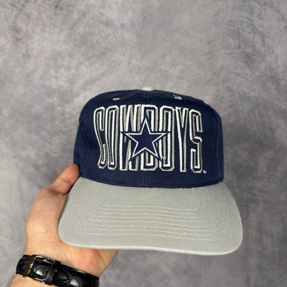 90s Navy Blue Dallas Cowboys Snapback Hat 6828