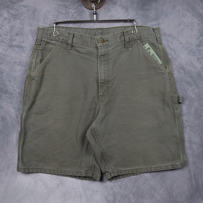 00s Moss Green Carhartt Carpenter Work Shorts 5185