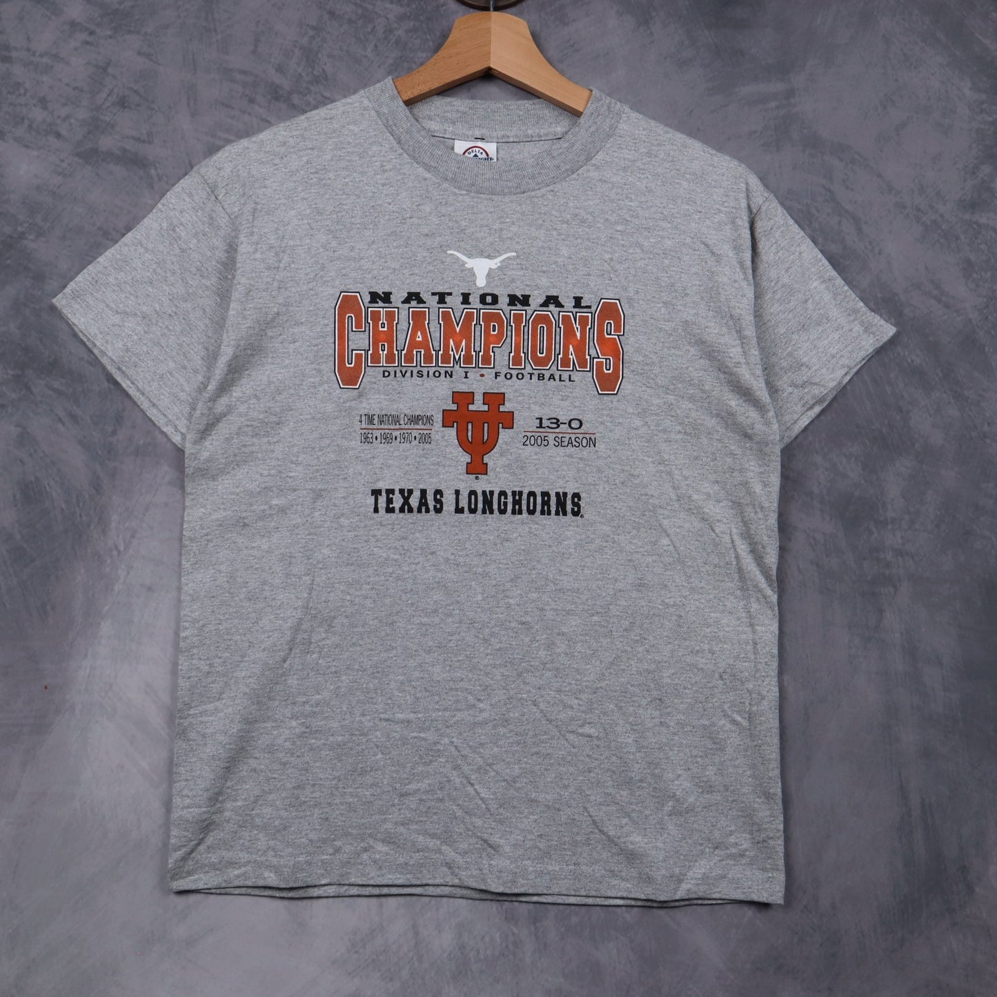 2005 Grey Texas Longhorns National Champions Shirt 5959