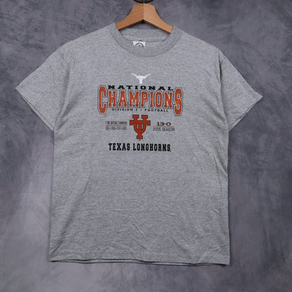 2005 Grey Texas Longhorns National Champions Shirt 5959