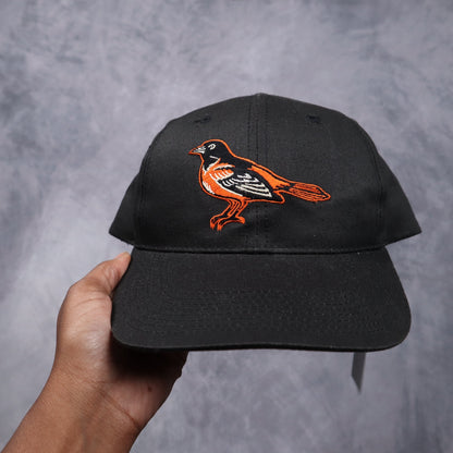 90s Black Baltimore Orioles Snapback Hat 5618