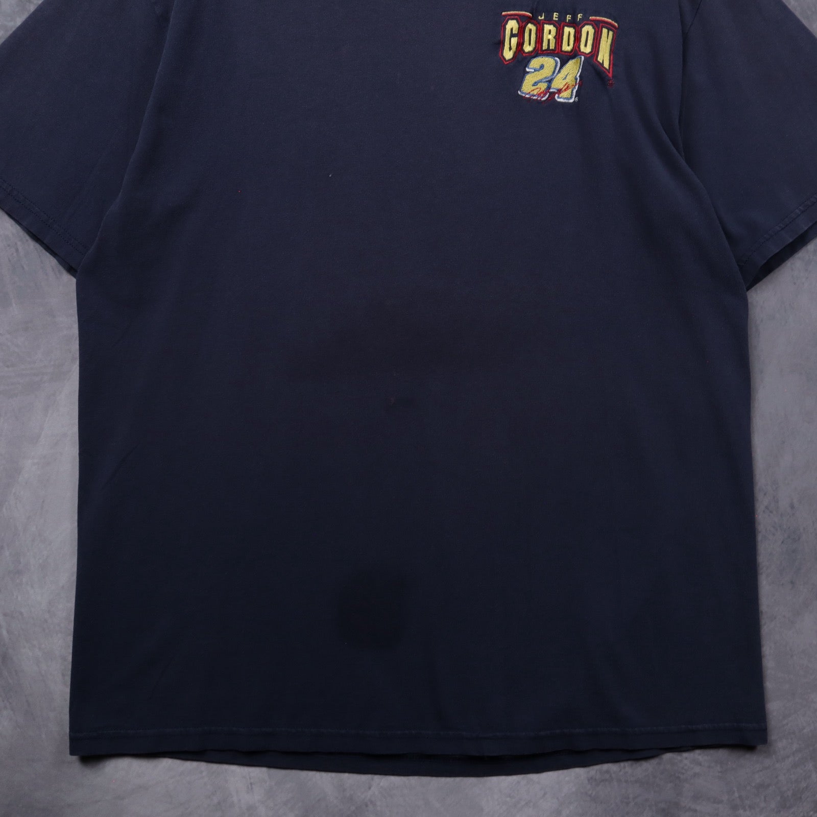 Early 2000s Navy Jeff Gordon 24 NASCAR Shirt 5412