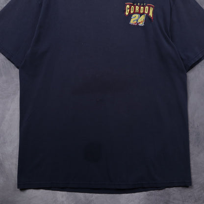 Early 2000s Navy Jeff Gordon 24 NASCAR Shirt 5412