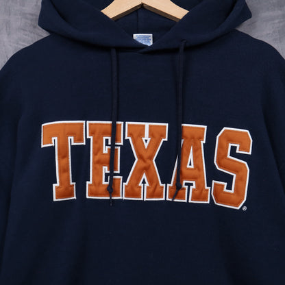 00s Navy Blue Texas Russell Athletic Hoodie 5630