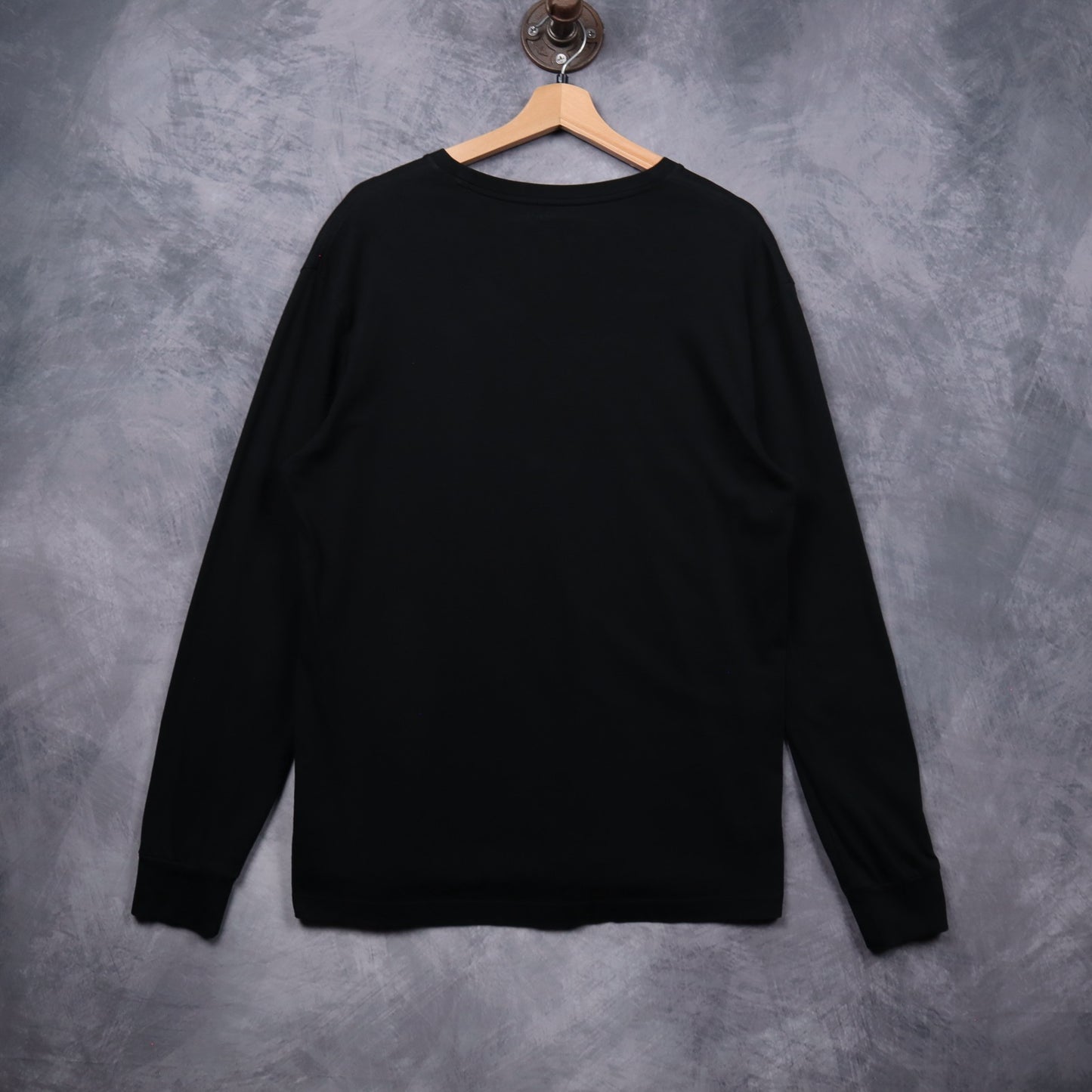 00s Black Polo Ralph Lauren P-Wing New York Long Sleeve Shirt 5549