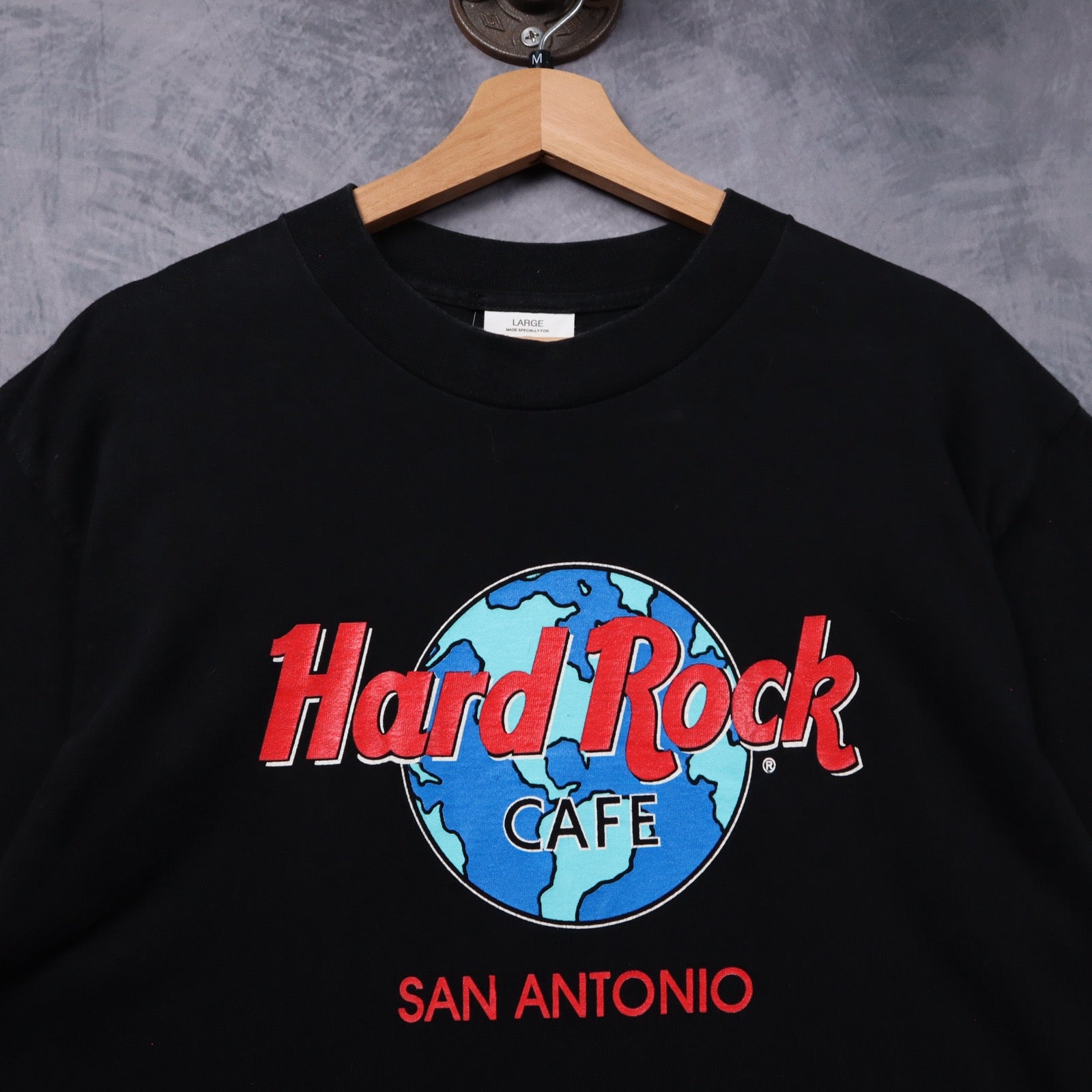 90s Black Hard Rock Cafe San Antonio Shirt 5358