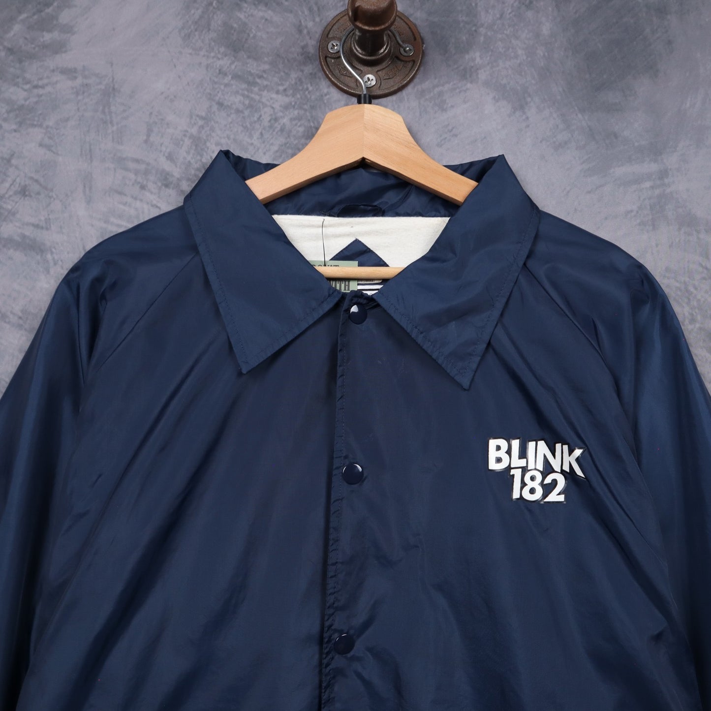 90s Navy Blink 182 Bunny Coach Jacket 5076