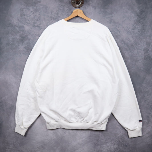 90s White University Of Texas Crewneck Sweatshirt 5706