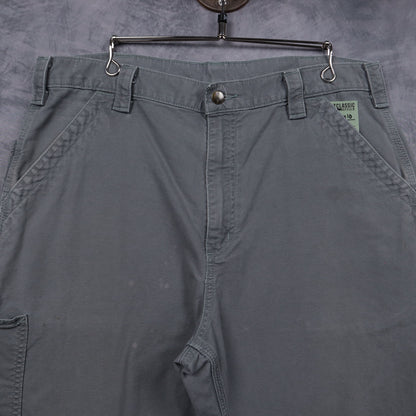 2000s Grey Carhartt Original Fit Carpenter Shorts 5173