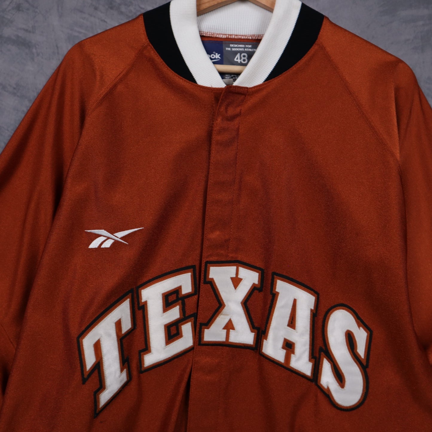 90s Burnt Orange Texas Longhorns Reebok Jacket 5948
