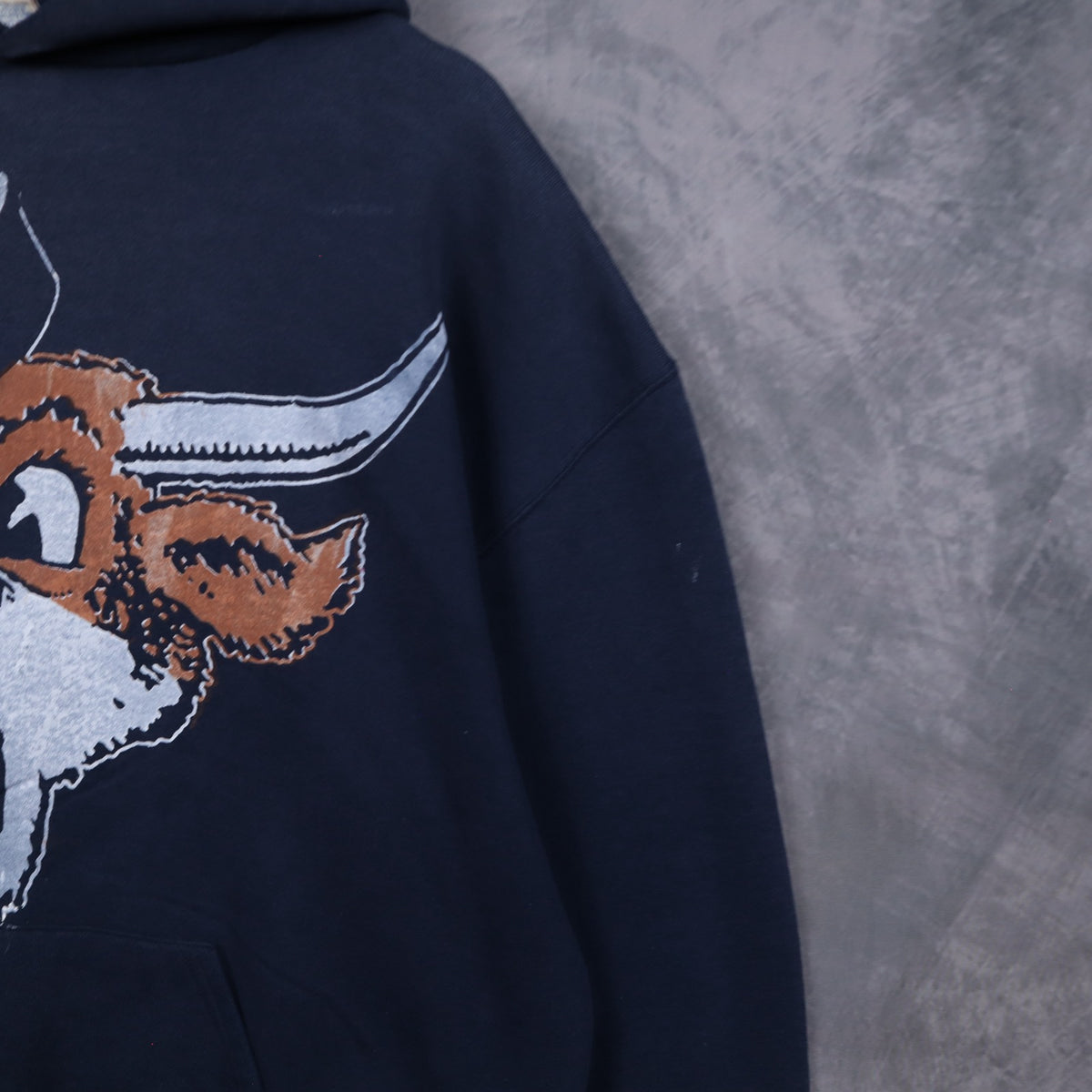 90s Navy Blue University of Texas Longhorns Hoodie 5672