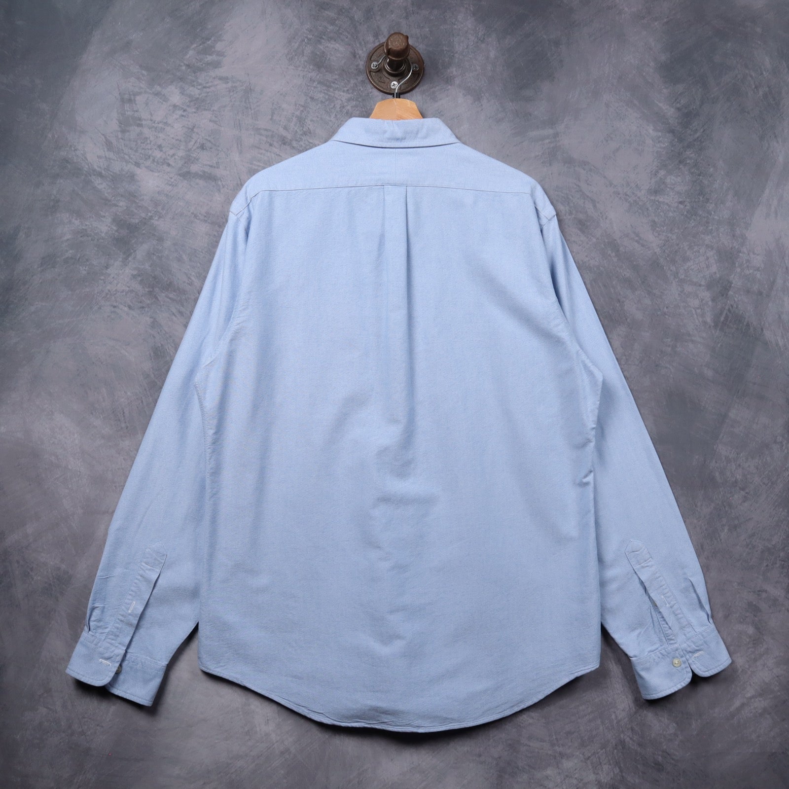 Y2K Light Blue Ralph Lauren Oxford Long Sleeve Button Up Shirt 5323