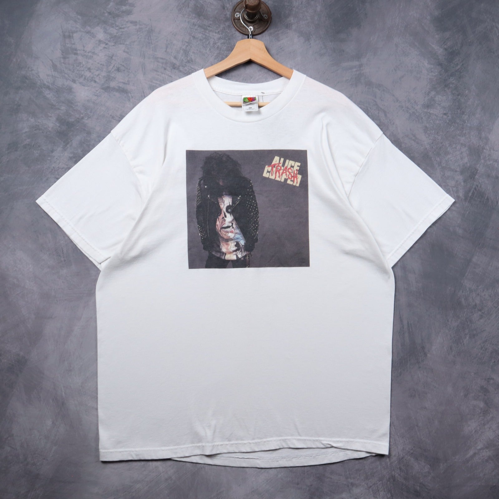 90s White Alice Cooper Trash Shirt 5332