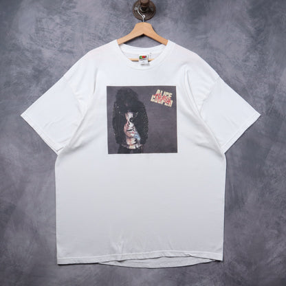 90s White Alice Cooper Trash Shirt 5332