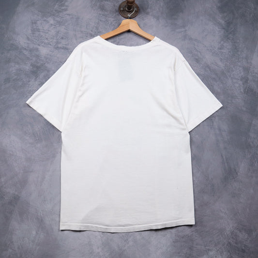 1989 White Nolan Ryan 5000 K's Texas Rangers Shirt 4922
