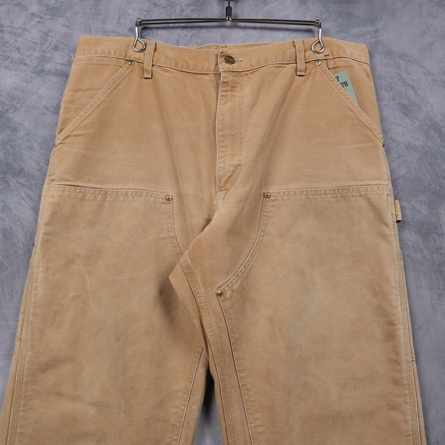 90s Tan Carhartt Double Knee Carpenter Pants 5037