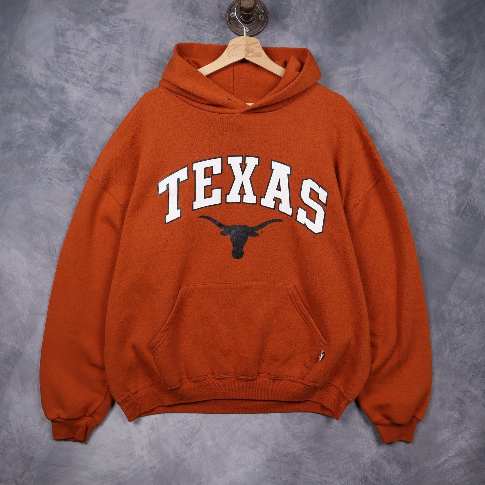 00s Burnt Orange Texas Longhorns Hoodie 5654