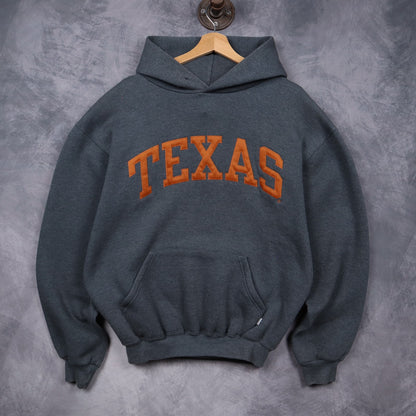 00s Grey Texas Longhorns Russell Athletic Hoodie 5662