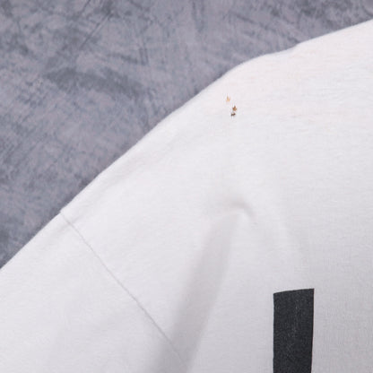 90s White I Hate Barney Shirt 5169