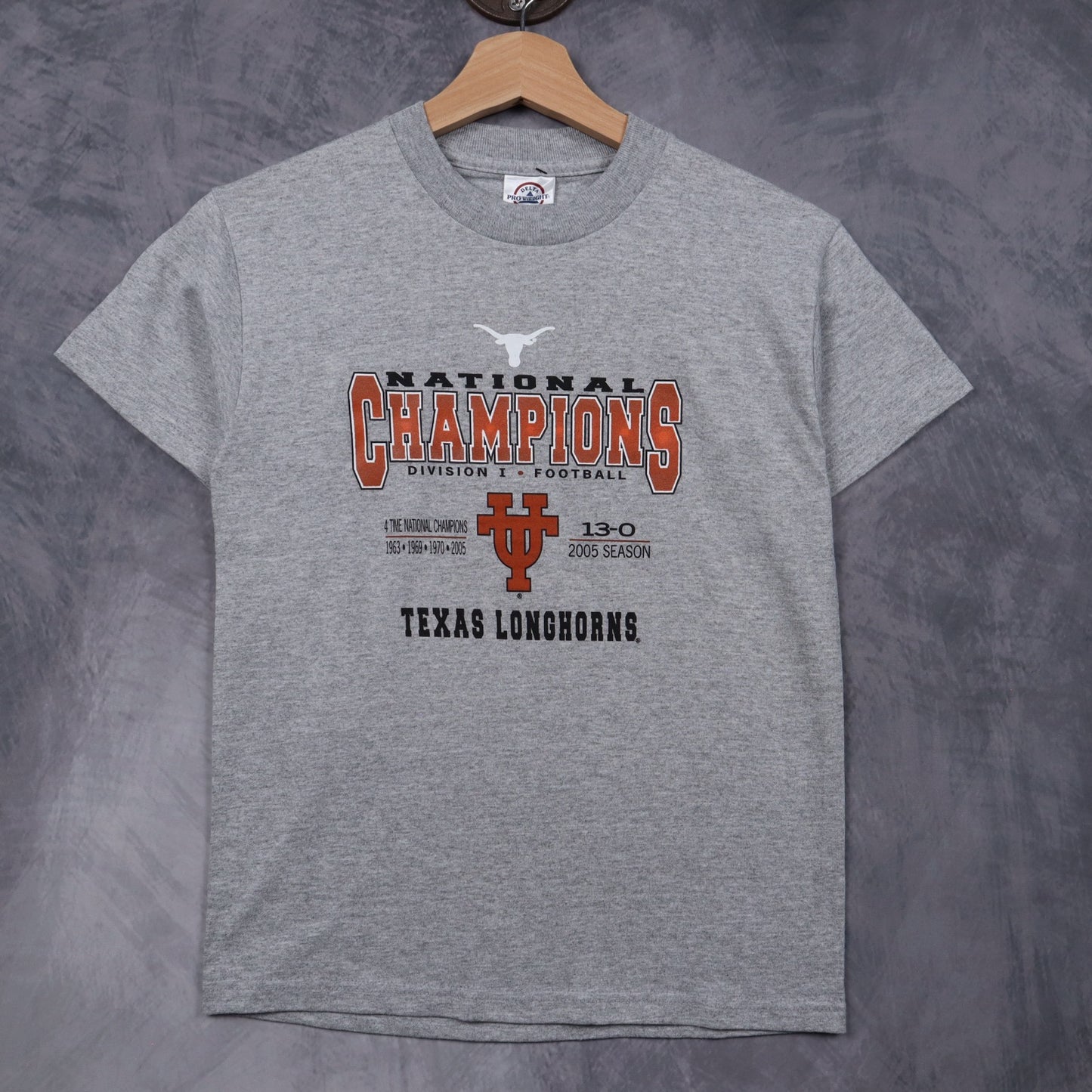 2005 Grey Texas Longhorns National Champions Shirt 5954