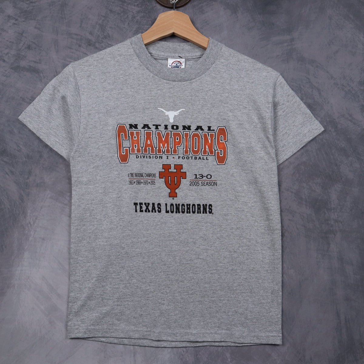 2005 Grey Texas Longhorns National Champions Shirt 5954
