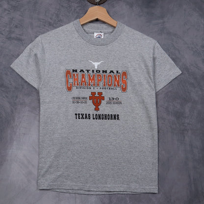 2005 Grey Texas Longhorns National Champions Shirt 5954