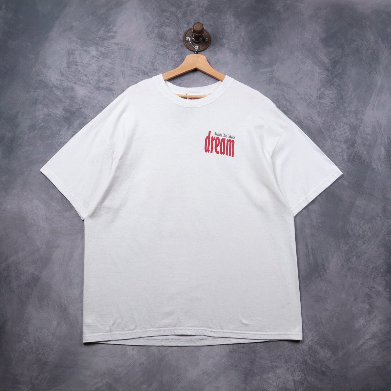 2001 White John Lennon Chad Calhoun Dream Art Shirt 5337