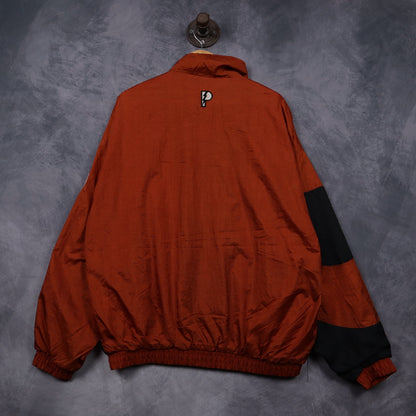 90s Burnt Orange Texas Longhorns Pro Player Windbreaker Jacket 5947