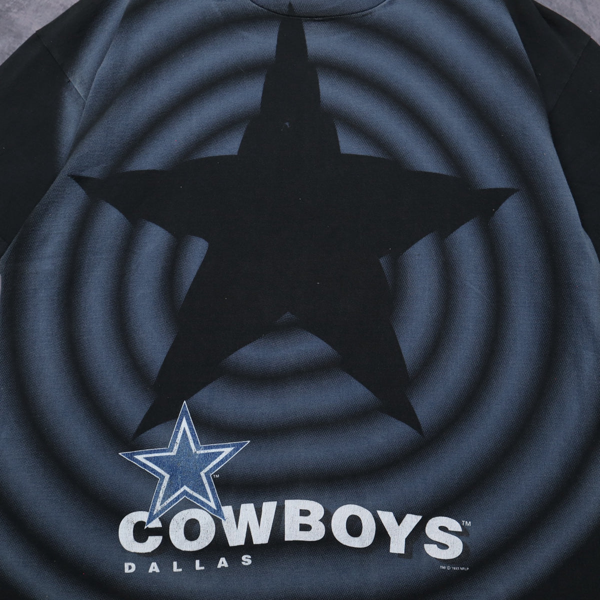 1993 Black Dallas Cowboys Big Star Shirt 6651