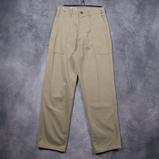 80s Tan Brown Banana Republic Fatigue Pants 5236