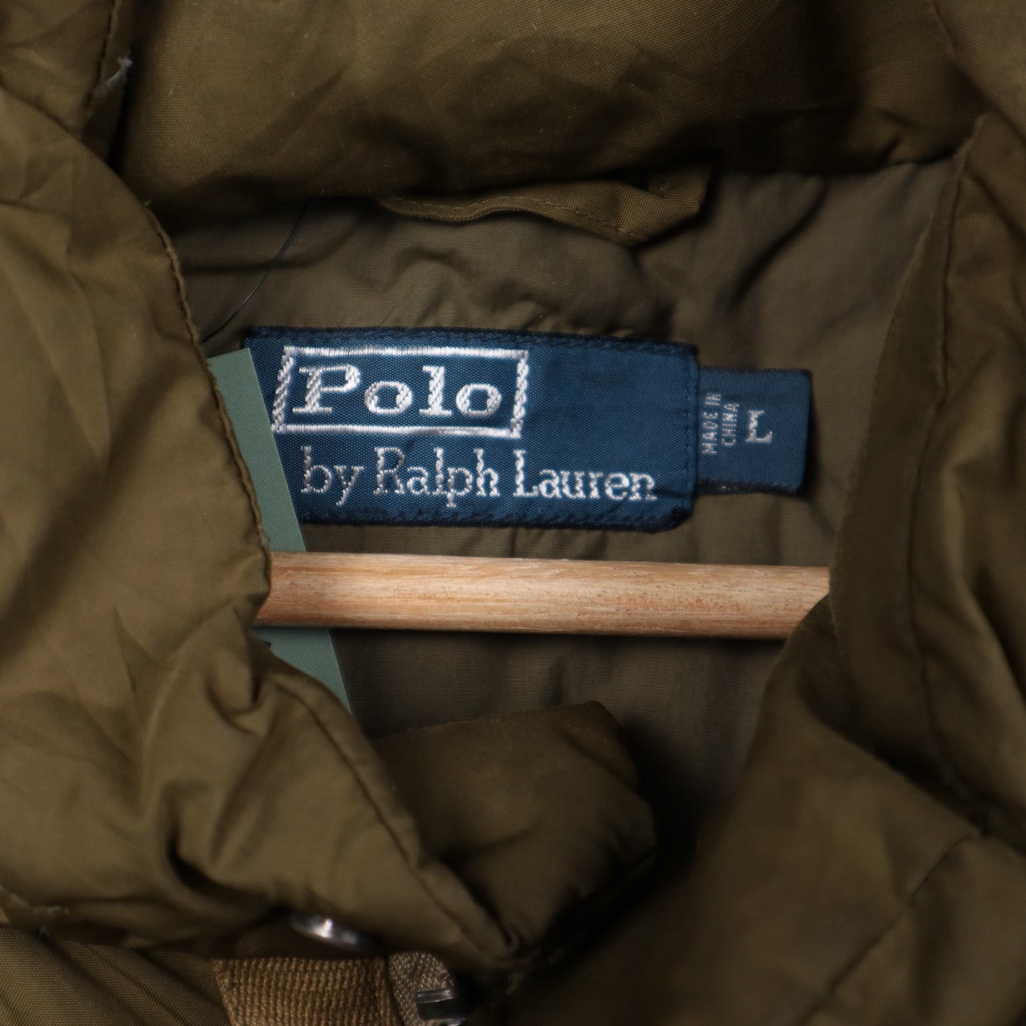 90s Olive Green Polo Ralph Lauren Down Puffer Jacket 5493