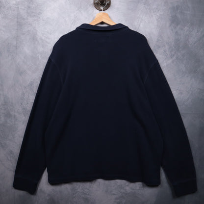 90s Navy Blue Polo Ralph Lauren Quarter Zip 4712