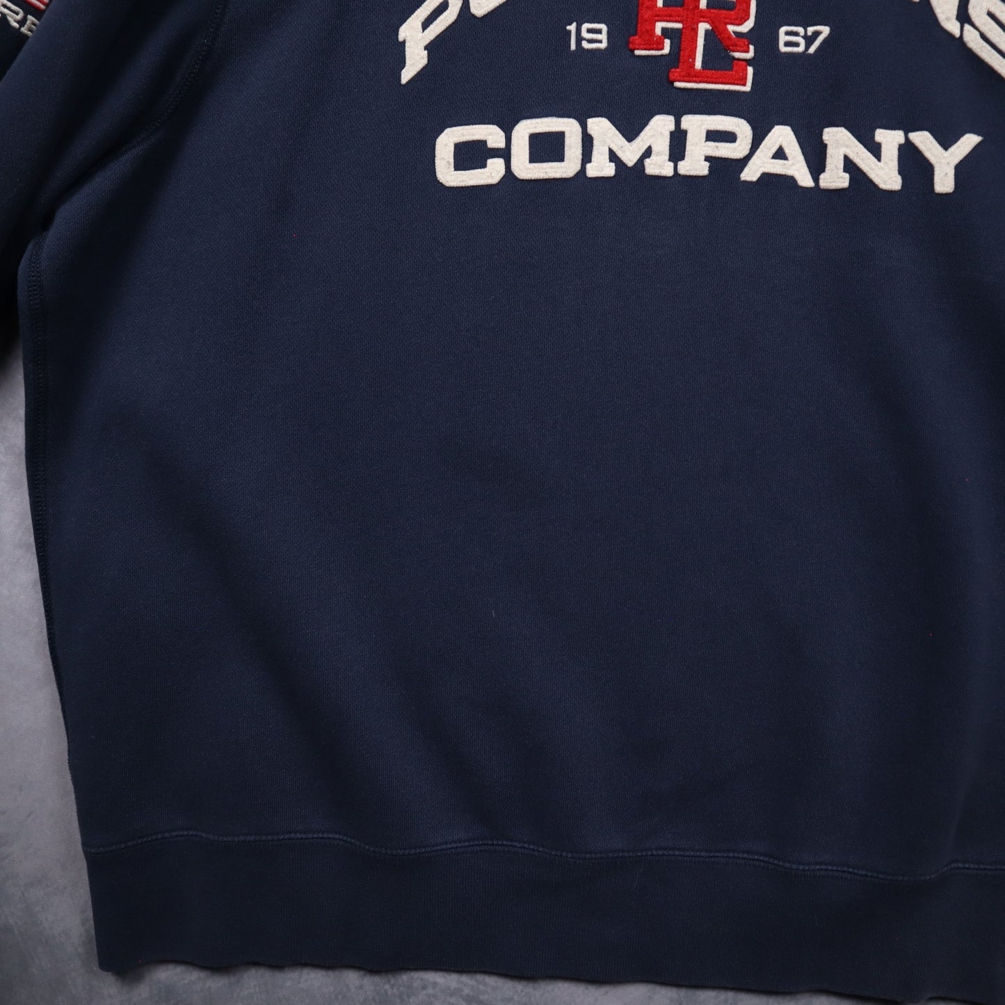 00s Navy Blue Polo Jeans Co Embroidered Crewneck Sweatshirt 4716