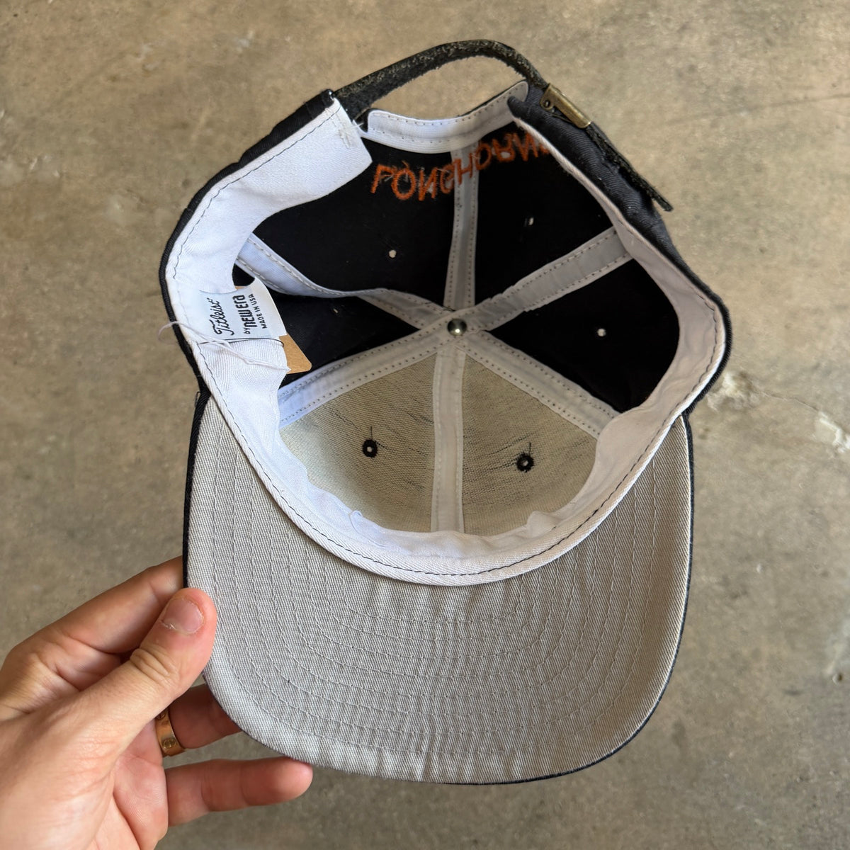 90s Black Titleist Texas Longhorns Hat 5802