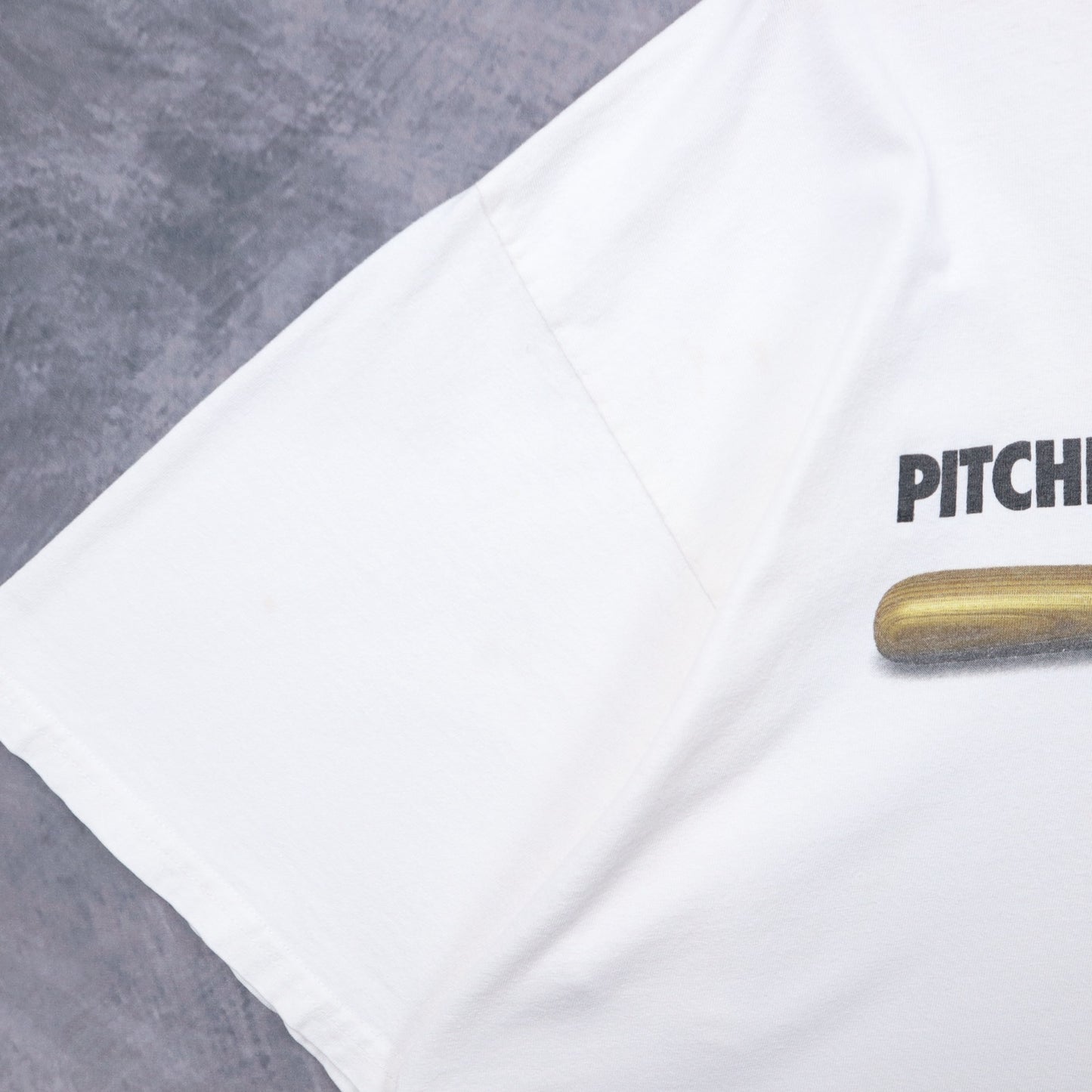 90s White Nike "Pitchers Want To Be Hitters?" Baseball Shirt 5522