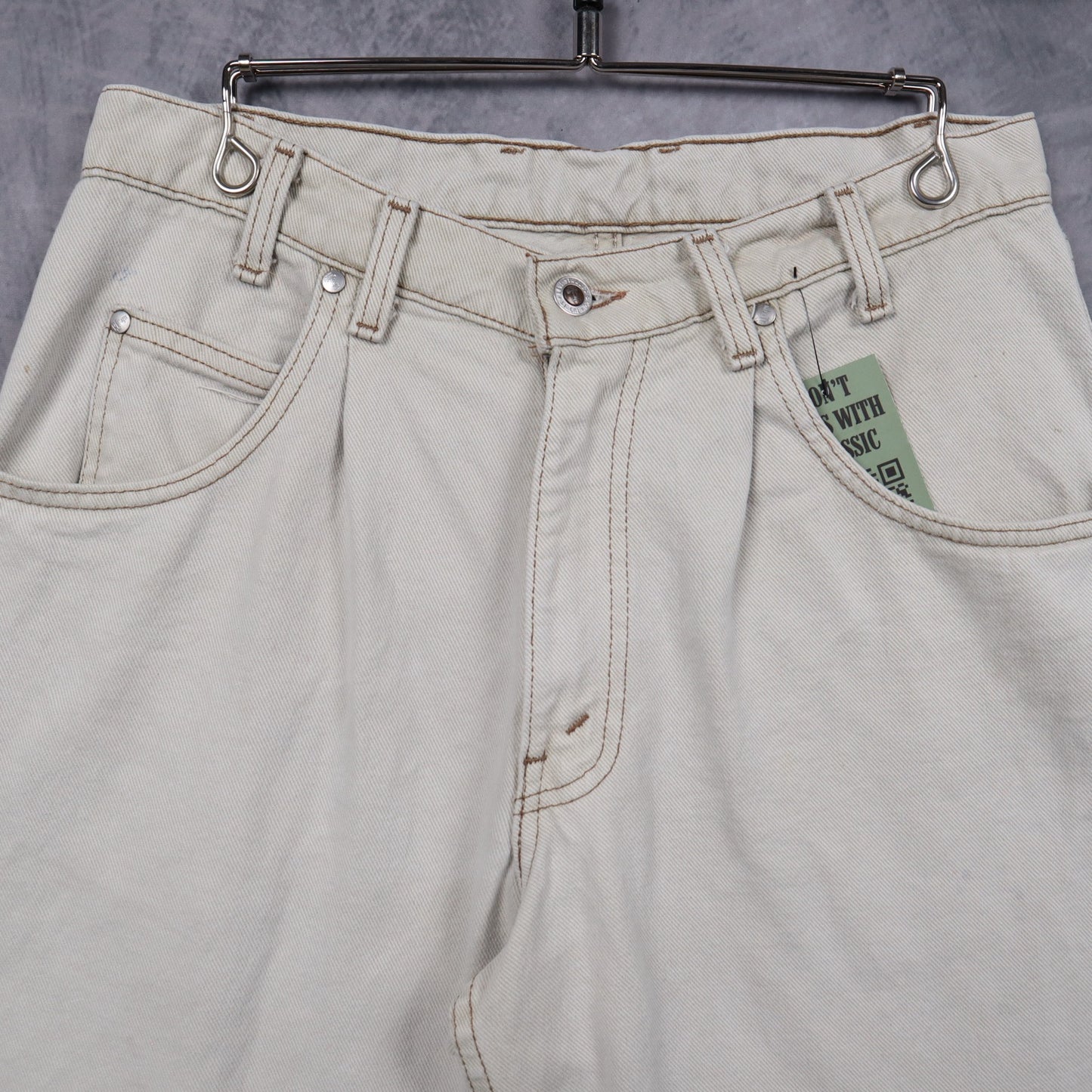 90s Cream Levi's Denim Shorts 5175
