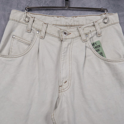 90s Cream Levi's Denim Shorts 5175