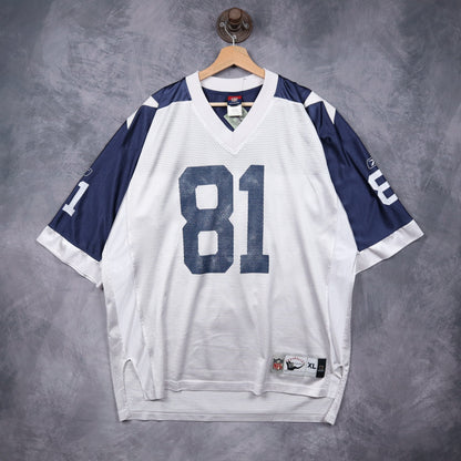 00s White Dallas Cowboys Terrell Owens Reebok Jersey 6630