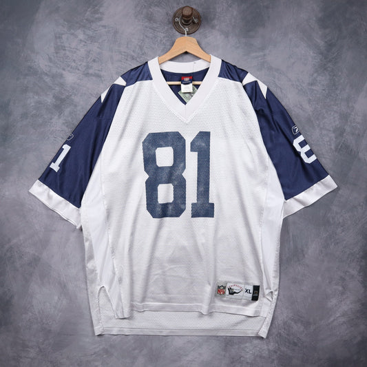 00s White Dallas Cowboys Terrell Owens Reebok Jersey 6630