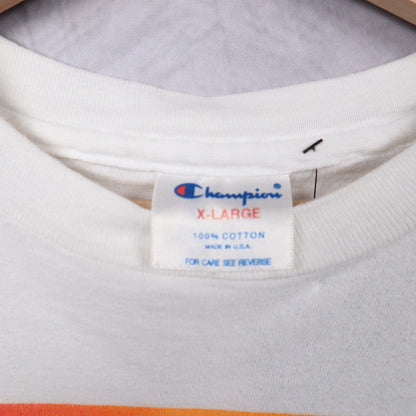 90s White Harvard Baseball Grand Slam Champion Shirt 4691
