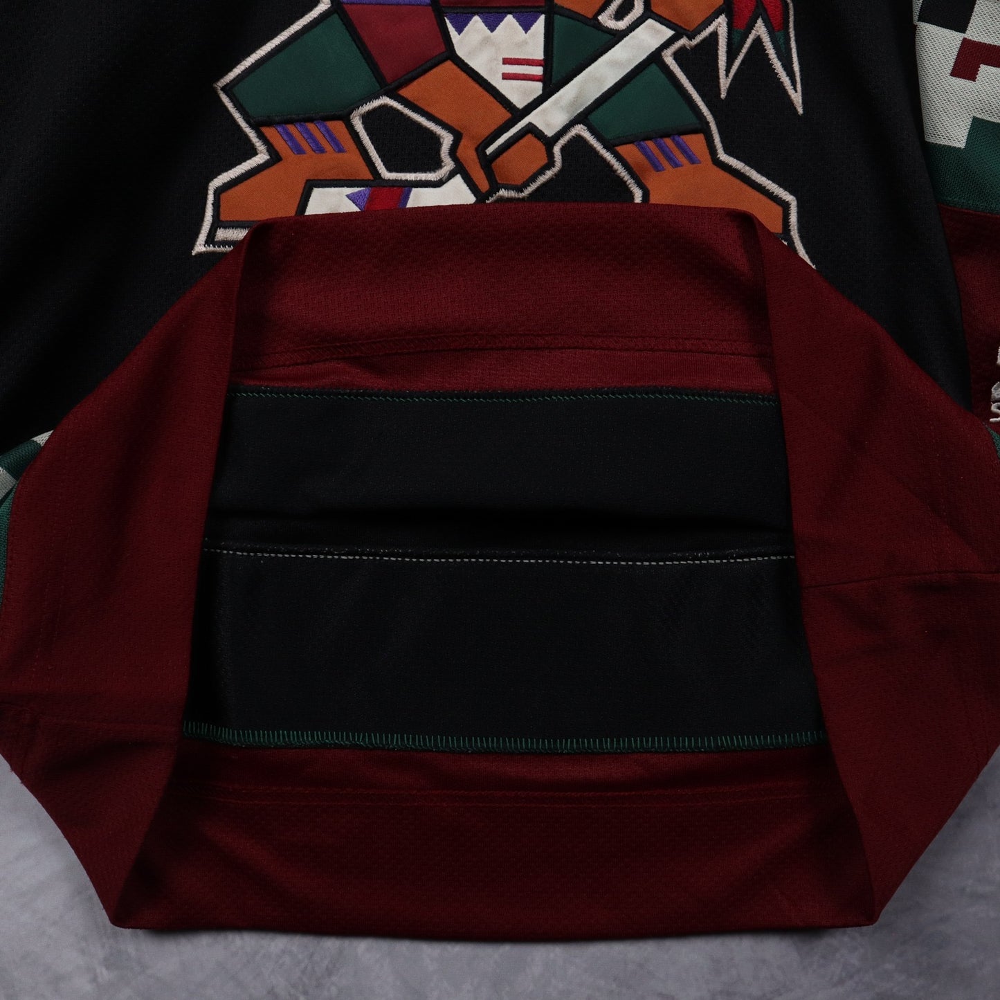 90s Black Phoenix Coyotes Starter Hockey Jersey 4834